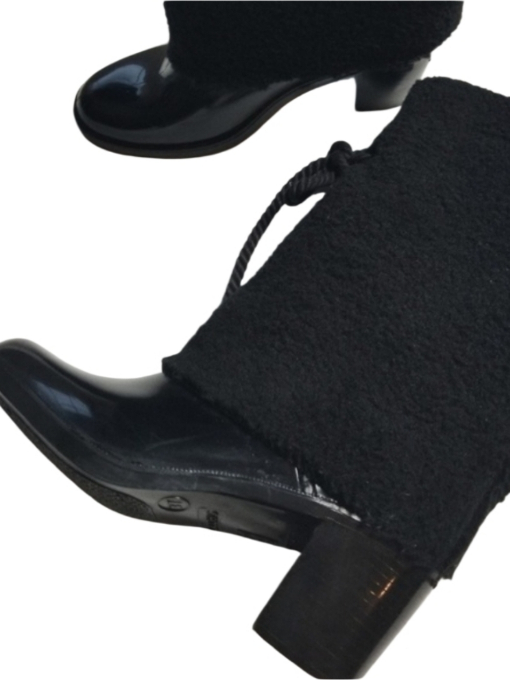 Marc BY MARC JACOBS Faux Fur Rubber Boots!